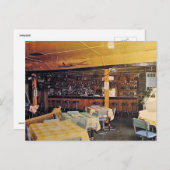 レトロオールドファッションドショットとビールタバーンヴィンテージ ポストカード (正面/裏面)