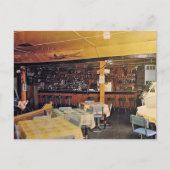 レトロオールドファッションドショットとビールタバーンヴィンテージ ポストカード (正面)