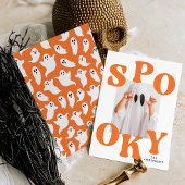 レトロオ不気味レンジタイポグラフィフォトハロウィーン シーズンカード