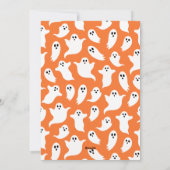 レトロオ不気味レンジタイポグラフィフォトハロウィーン シーズンカード (裏面)