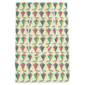 レトロカイトパターン ミディアムペーパーバッグ (正面)