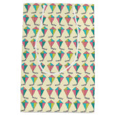 レトロカイトパターン ミディアムペーパーバッグ (裏面)