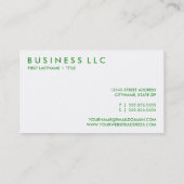 レトロカイロプラクター 名刺 (裏面)