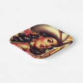 レトロカウガール ペーパープレート (傾斜あり)