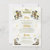 レトロカウガール ラストロデオ バチェロレッテパーティー 招待状 (裏面)