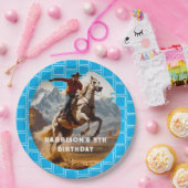 レトロカウボーイアンドホースウェスタン ペーパープレート (パーティー)