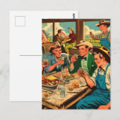 レトロカウボーイズ漫画 ポストカード (正面/裏面)