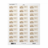 レトロカウボーイハロウィン市松模様にパターンGroovy ラベル (フルシート)