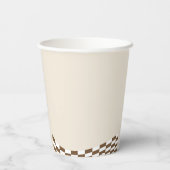 レトロカウボーイハロウィーンファーストロデオ誕生日 紙コップ (裏面)