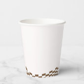 レトロカウボーイハロウィーンファーストロデオ誕生日 紙コップ (裏面)