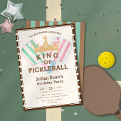 レトロカウンティクラブキングオブピックボール誕生日 招待状