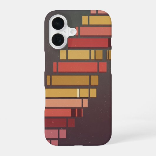 レトロカウントダウンバー iPhone 16ケース (裏面)