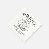 レトロカクテルザバッハバチェロレッテ スタンダードカクテルナプキン (角)