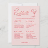 レトロカクテルバチェロレッテゲームスカベンジャー狩り 招待状 (正面)