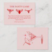 レトロカクテルバチェロレッテパンティゲーム エンクロージャーカード (正面/裏面)