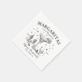 レトロカクテルバチェロレッテ スタンダードカクテルナプキン (角)