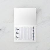 レトロカクテルパーティの招待状 招待状 (内部)