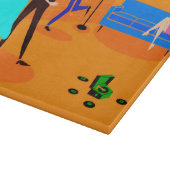 レトロカクテルパーティー切断板 カッティングボード (角)