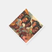 レトロカクテルパーティー女子 スタンダードカクテルナプキン (角)