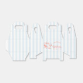 レトロカクテルモダンバチェロレッテオレンジ&ブルー フェイバーボックス (折り畳みなし)