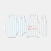 レトロカクテルモダンバチェロレッテオレンジ&ブルー フェイバーボックス (折り畳みなし)