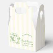 レトロカクテルモダンバチェロレッテグリーン&イエロー フェイバーボックス (オープン)