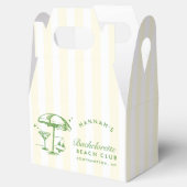 レトロカクテルモダンバチェロレッテグリーン&イエロー フェイバーボックス (オープン)