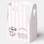 レトロカクテルモダンバチェロレッテブラック&ピンク フェイバーボックス (オープン)