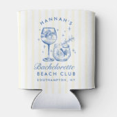 レトロカクテルモダンバチェロレッテブルー 缶クーラー (裏面)