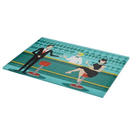 レトロカクテルラウンジカットボード カッティングボード (角)