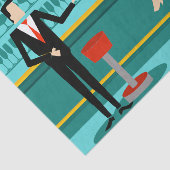 レトロカクテルラウンジティッシュペーパー 薄葉紙 (詳細)