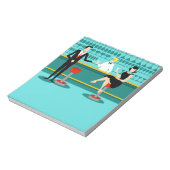 レトロカクテルラウンジメモ帳 ノートパッド (回転)