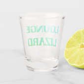 レトロカクテルラウンジリザードリキュールバークラブ ショットグラス (裏面)