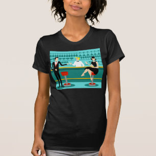 レトロカクテルラウンジTシャツ Tシャツ