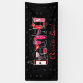 レトロカクテルヴァレンティーンズデイパーティー 横断幕 (縦)