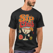 レトロカクテル Sip Club Tシャツ (正面)