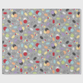 レトロカジノサイコロ ラッピングペーパー (フラット)