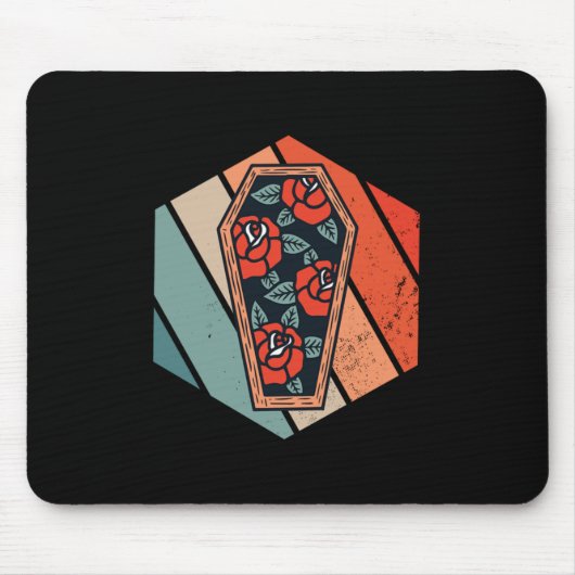 レトロカスケットエンバルマーモルティシャン葬儀ディレクターG マウスパッド (正面)