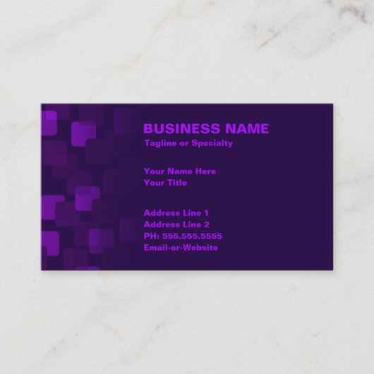 レトロカスケード 名刺 (正面)