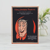 レトロカスタマイズ可能な魔女招待状 招待状 (スタンド正面)