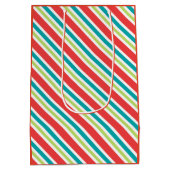 レトロカスタムのクリスマスいけなは"新しいニース" ミディアムペーパーバッグ (裏面)