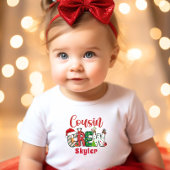 レトロカスタムはいとこのクルーのクリスマスTシャツ Tシャツ