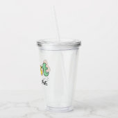 レトロカスタムギフト |叔母パーソナライズされた アクリルタンブラー (左)