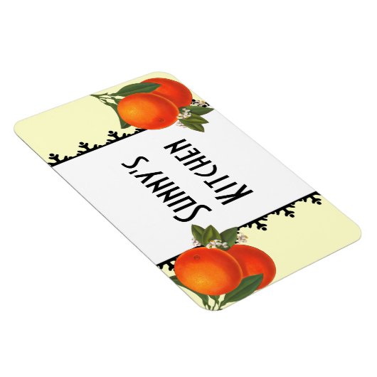 レトロカスタムクレートArtオレンジ磁石 マグネット (右側)