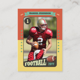 レトロカスタムサッカートレーディングカードプレーヤーカード コーリングカード