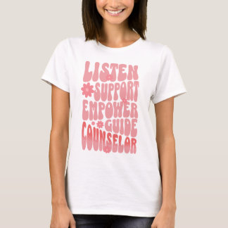 レトロカスタムスクールカウンセ感動的ル Tシャツ