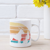 レトロカスタムスタイルのヴィンテージボクサードッグ愛好家 コーヒーマグカップ