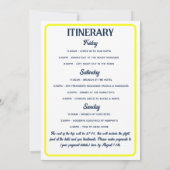 レトロカスタムディスコバチェロレッテウィークエンド 招待状 (裏面)