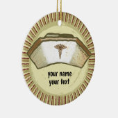 レトロカスタムナースキャップオーナメント セラミックオーナメント (右)