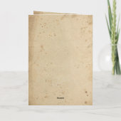 レトロカスタムハロウィーンコテージコアウィッチハット カード (裏面)